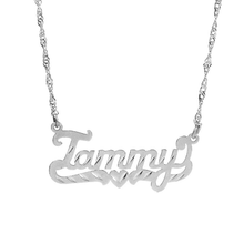 Load image into Gallery viewer, "Tammy" Style Name Necklace