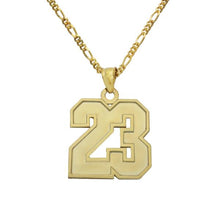 Load image into Gallery viewer, Varsity Number Necklace