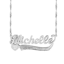Load image into Gallery viewer, 3 Style Double Plated Name Necklace