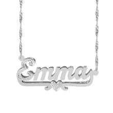 Load image into Gallery viewer, 3 Style Double Plated Name Necklace