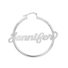 Load image into Gallery viewer, Circled Name Earrings